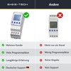 Digital 2 Channel Timer [TPW2] for DIN Rail for Installation