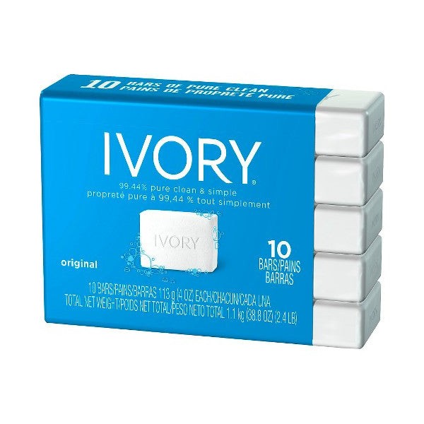 Ivory Soap Bar, 10 x 90g
