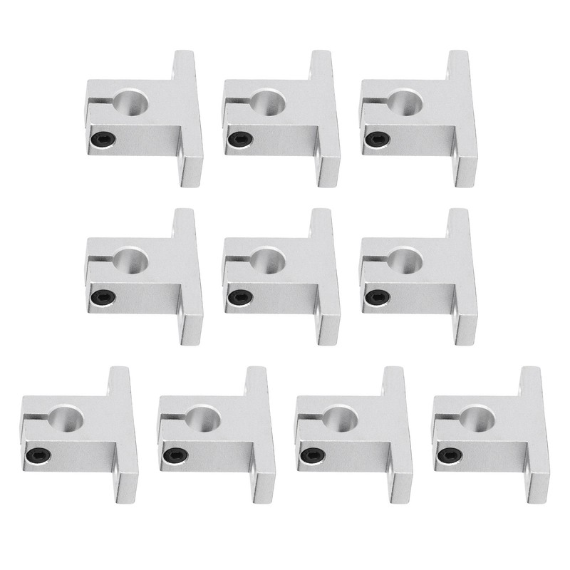 10 Pcs Linear Motion Rail Guide Support Aluminum Alloy High
