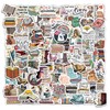 100PCS Reading Graffiti Book Stickers Bookish Sticker Exquisite Waterproof Decoration