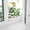 JSIWOTH Weather Stripping, White D-shaped Rubber Seal Strip for Doors/Windows,