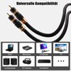 Monosaudio A202R Heavy Duty RCA Phono Cable - Pure Copper
