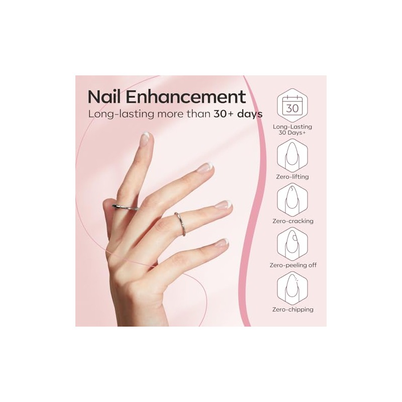 Gel constructor de uñas, 2 piezas de gel constructor de
