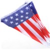 LABRIMP 3pcs Large American Flag Pennant Banner Patriotic Bunting for