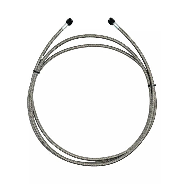 DARK ELEMENT SUPPLY 4AN NITROUS OXIDE/FUEL LINE 12 FT STAINLESS