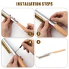 Pizza Oven Brush with Scraper Long Handle 55.5cm / 21.9inch
