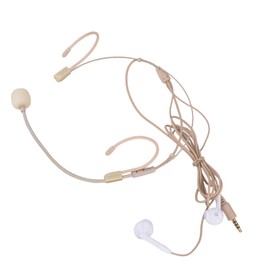 Wireless Microphone Headset Headphones Professional Condenser Mic Podcast Recording Video Studio Meeting 3.5mm TRRS for Smartphones Computers Tablets