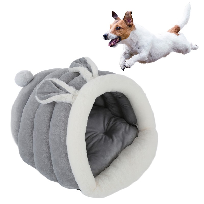 Rabbit Ears Cat and Dog Kennel Machine Washable Semi Enclosed