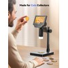 TOMLOV DM4W Coin Microscope with Scale: 4.3" LCD Digital Microscope