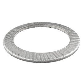 Locking Washers Form S | Stainless Steel A2 / V2A | Serrated on Both Sides | Washers | Screw Locking (M10, Pack of 25)