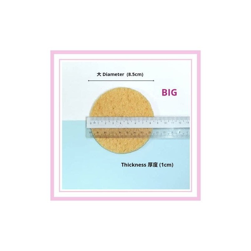 FACIAL SPONGE CLEANSING * SPAN CUCI MUKA LEMBUT (PORING TEXTURE