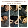 EDIETH Professional Leather Craft Tools Kit Leather Working & Tooling