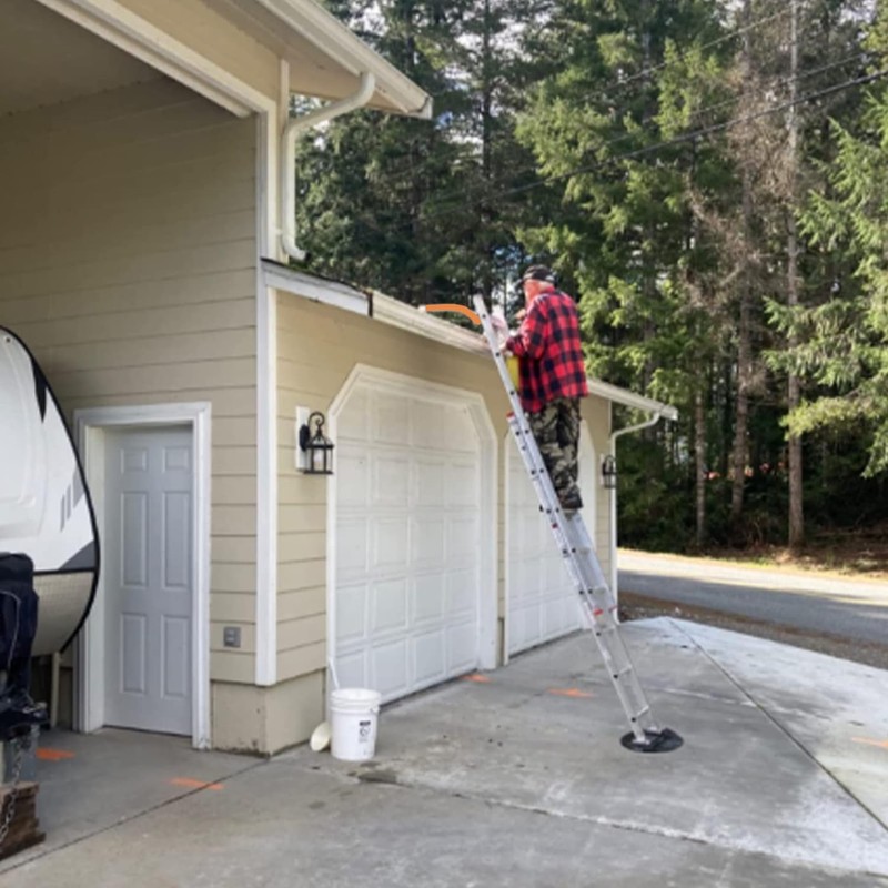 Qualward Ladder Stabilizer, Extended Ladder Stabilizer Accessory for Roof Gutter