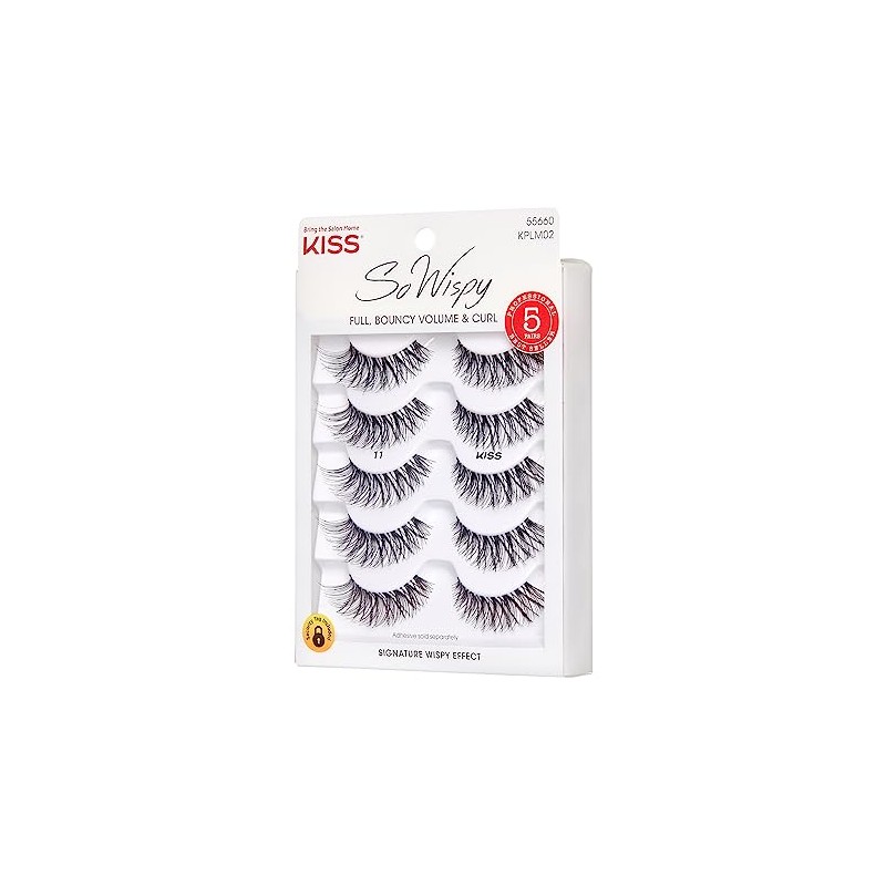 Kiss Products No. 05 Ever EZ Lashes, 10 Count