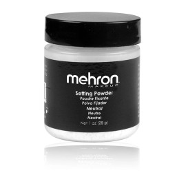 Mehron Ultrafine Setting Fixing Powder Theatrical Stage Face ,Body Powder Makeup - Soft Beige