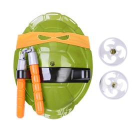 Geamiki Super Hero Cosplay Costume with Weapons Party Halloween Christmas Favors Orange
