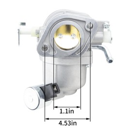 KELKONG 594207 Carburetor Kit Compatible with B&S 593197 595216 596375 597126 597128 Intek Engine Mower Tractor Carb Work for 40N777 40N877 Engine (with fuel filter)