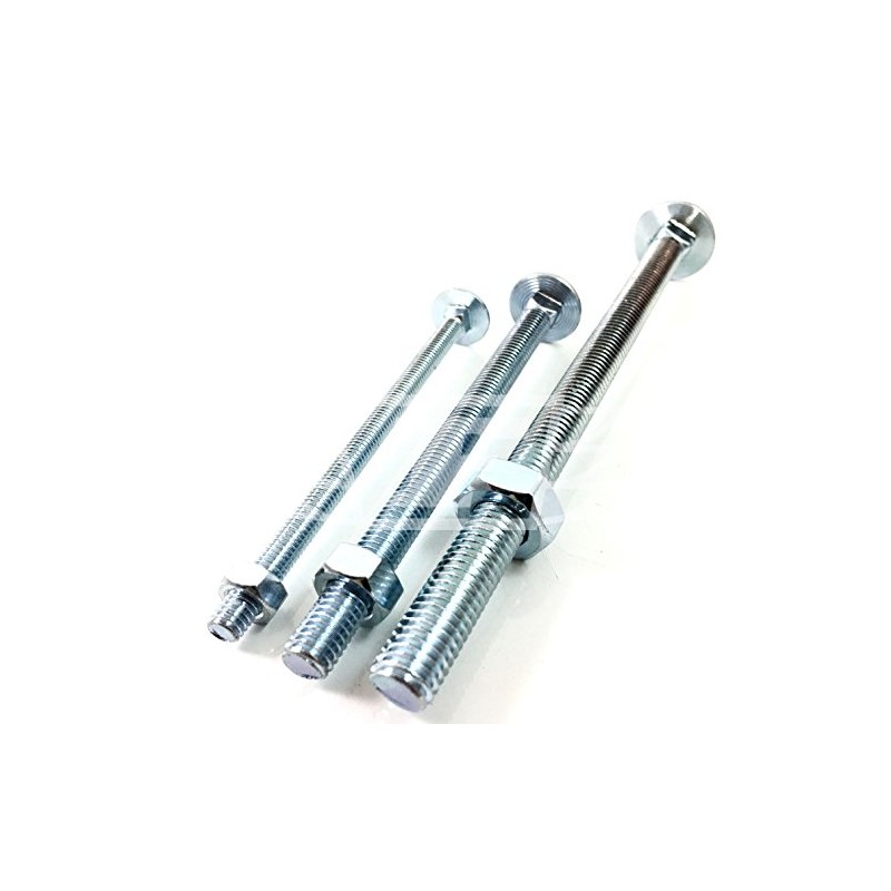 Pack of 25 x M6 x 150mm ZINC Cup Square