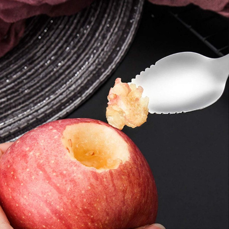 Goeielewe Grapefruit Spoons with Round Serrated Edges for Citrus Kiwi