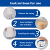 LELE LIFE 4Pcs Toothpick Holder Dispenser, Portable Dustproof with Lid