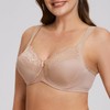 MELENECA Women's Full Coverage Underwire Bra Minimizer Plus Size Lace