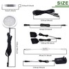 AIBOO Kitchen Under Cabinet Lighting LED 12Vdc 8 Pack Black