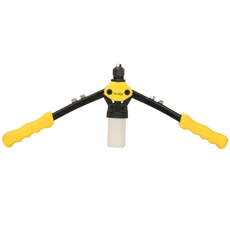 Rivet Nut Gun Double Handles Manual Hand Riveter Nail Riveting