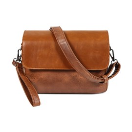 Airrail Mini Shoulder Bag, Removable Belt, 3 Styles, Shoulder Bag, Clutch Bag, Second Bag, Pouch, Smaller, PU Leather, For Traveling, Ceremonial Occasions, Men's, Women's, Braun