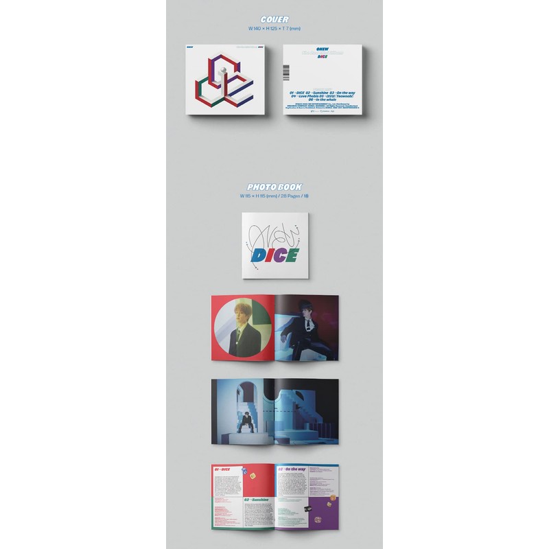ONEW SHINee DICE Digipack Ver. (2nd Mini Album) Album +