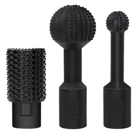BEASAFY 3 Pieces Wood Cutter for Angle Grinder, Ball Milling Cutter Wood Carving with M14 Thread, Ball Chisel for Drill, Woodworking Tools for 115/125mm Angle Loop