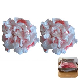 BRYHZKCM 2 Pack Covers for Furniture, Extra Large Plastic Waterproof & Dustproof Sofa Storage Covers Clear Loveseat Storage Cover, with Elastic(2 Sizes)