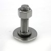 (6 Sets) 3/8-16x1-3/4 Stainless Steel Hex Head Screws Bolts, Nuts,