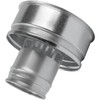 4 Inch Roofing Rain Cap - Galvanized Steel Round Roof