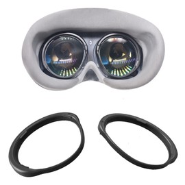 Glasses Spacer for Pico 4 Lens Anti-Scratch Ring Magnetic Glasses Bumper Frame Protect Myopia Glasses from Scratches VR Lens Protector Accessories Compatible for Pico 4, black, Minimalist