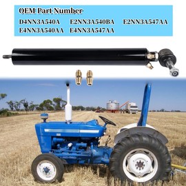 E2NN3A540BA Power Steering Cylinder 1/2" Rod 7/16" Thread Replacement for Ford/New Holland Tractor 2000 3000 3610 3910 4000SU 4000 4600 Series E4NN3A540AA E4NN3A547AA D4NN3A540A E2NN3A547AA Vahaha
