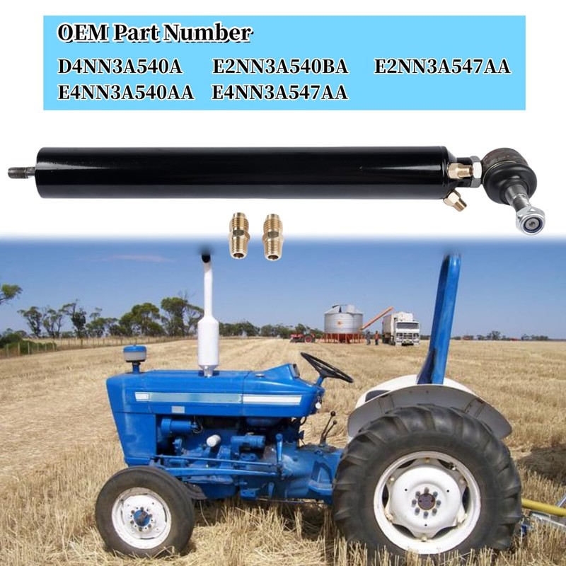 E2NN3A540BA Power Steering Cylinder 1/2" Rod 7/16" Thread Replacement for