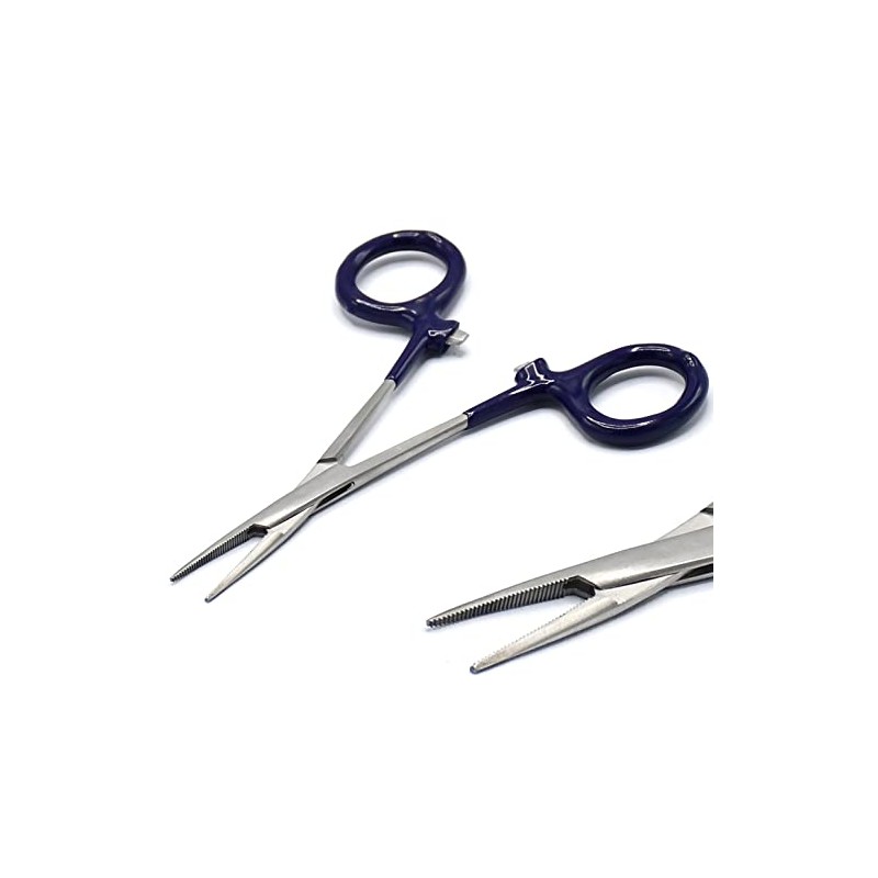 AAProTools Dog Pet Ear/Nose Hair Puller Grooming Hemostat Locking Forceps