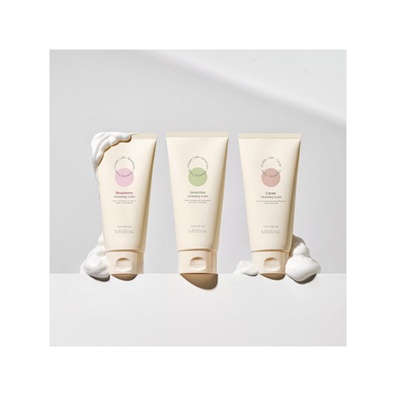 Creamy Latte Cleansing Foam (Strawberry) 172ml / 크리미 라떼 클렌징