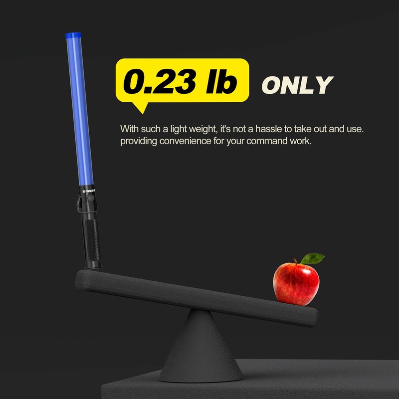 E-riding 4 Pack Traffic Wand, 21 Inch Traffic Control Wand