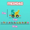 J.H. Company Tren Numeros Juguete Didactico Montessori Madera M-102