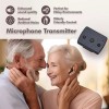 DM DigiMax Wireless Bluetooth OTC Hearing Aids w/ Microphone Transmitter