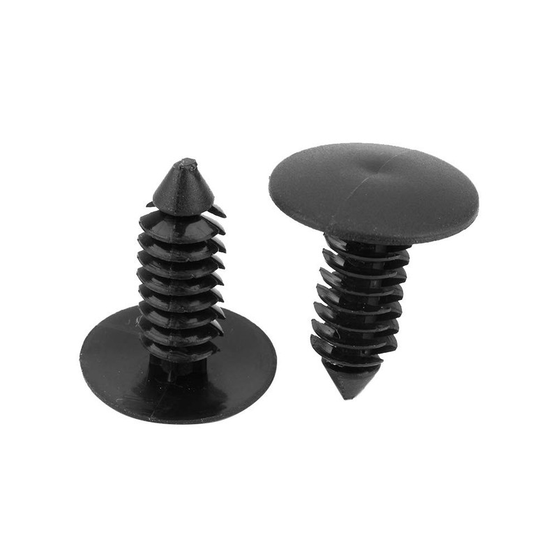 Pack of 100 Plastic Bumper Fixing Rivet Clips Mudguard Bumper