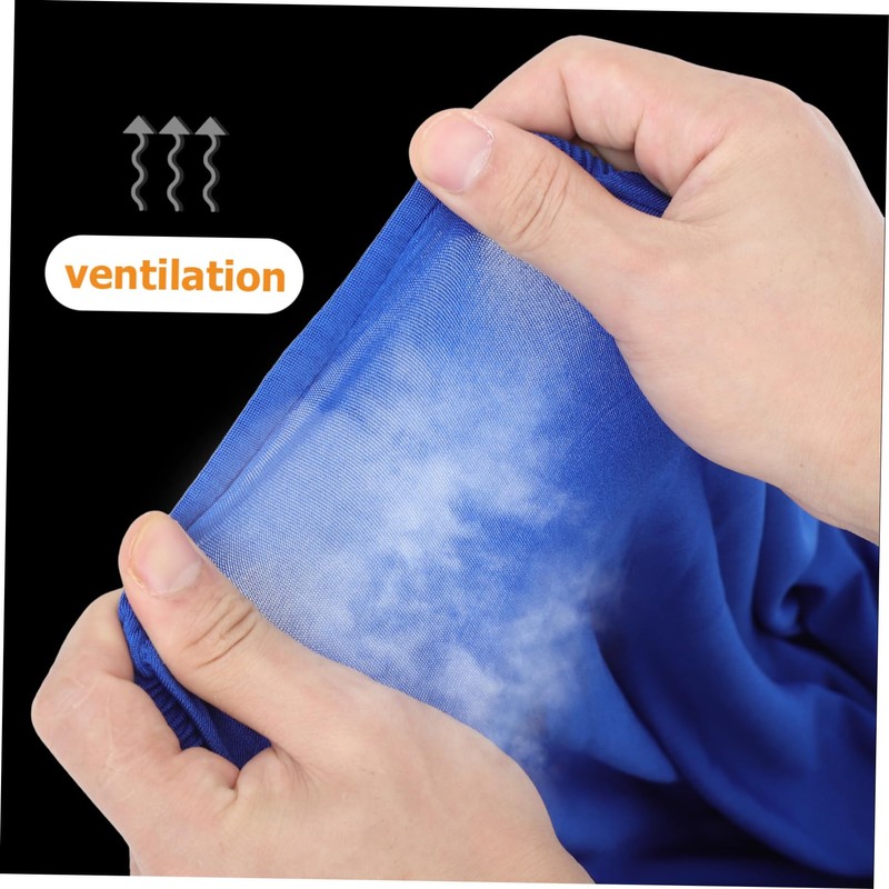 Hohopeti Polyester Stretch Tablecloth Vintage Style Square Shape Outdoor/Indoor Easy