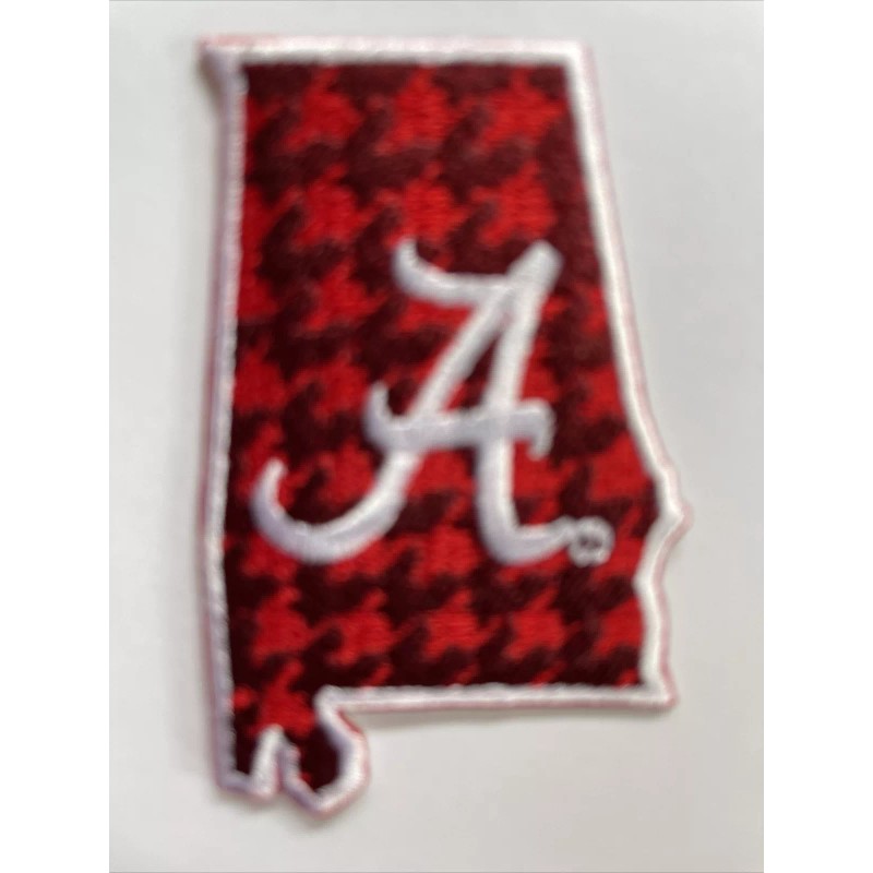 Alabama Crimson Tide Vintage Embroidered Iron On Patch (NOS) 3"