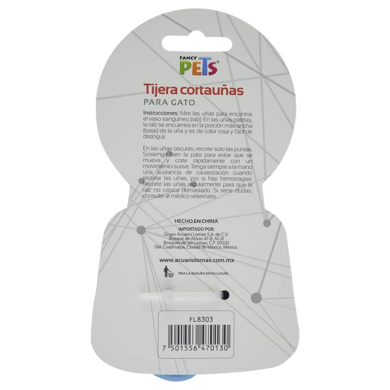 Fancy Pets Tijera Cortauñas para Gato Tamaño Grande