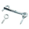 DGHAOP 6PCS Stainless Steel Spring Hook and Eye Safety Latch