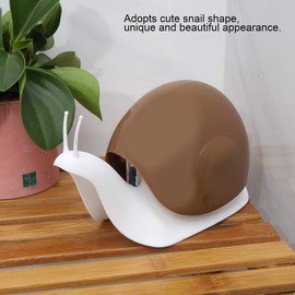 Tomotato Cute Snail Soap Dispenser, 120 ml Creative Snail Soap Dispenser Press Style Lotion Dispenser Pump Bottle for Bathroom, Kitchen, Sink, Office (Coffee)