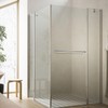 Ranbo Glass Shower Door Towel Bar 20 Inch Stainless Steel