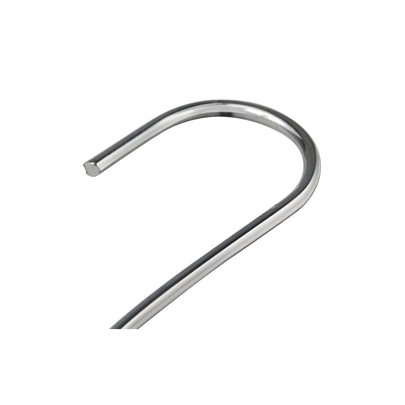 Accessotech 8 x 85mm Stainless Steel S Hooks Kitchen Meat