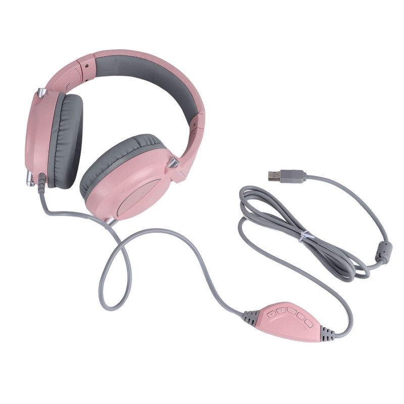 Gaming Headset 7.1 Sound RGB Light 50mm USB Powerful Bass